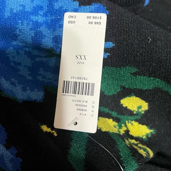 NWT Anthropologie Maeve The Camryn Cropped Crewneck Sweater XXS - Picture 8 of 13